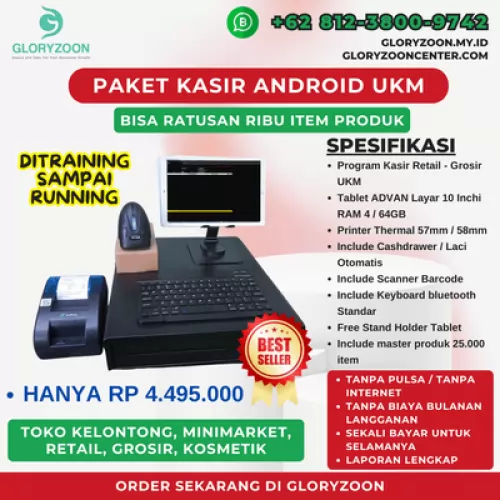 Jual tablet paket kasir